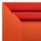 Burnt Orange Square Plastic Plates Dinnerware Value Set (120 Guests)